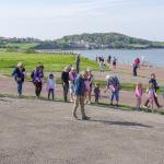 Wildflower sowing event at Heysham